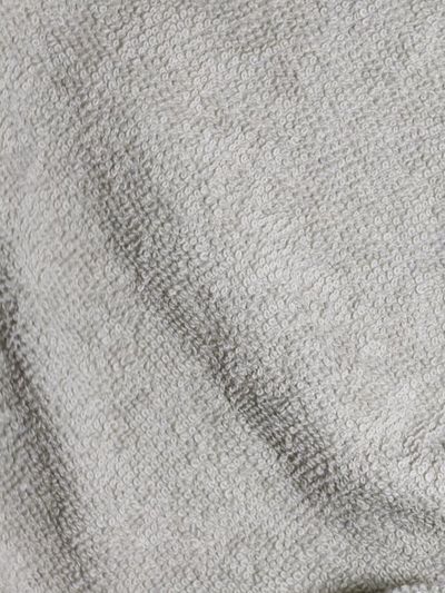 French terry fabric showing looped interior